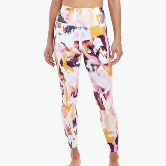 Sage Collective • 7/8 High Rise Multicolor Leggings - Picture 2 of 11